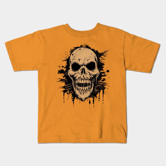 Gothic Thrill - Ultimate Scary Grunge Tee Kids T-Shirt by trubble